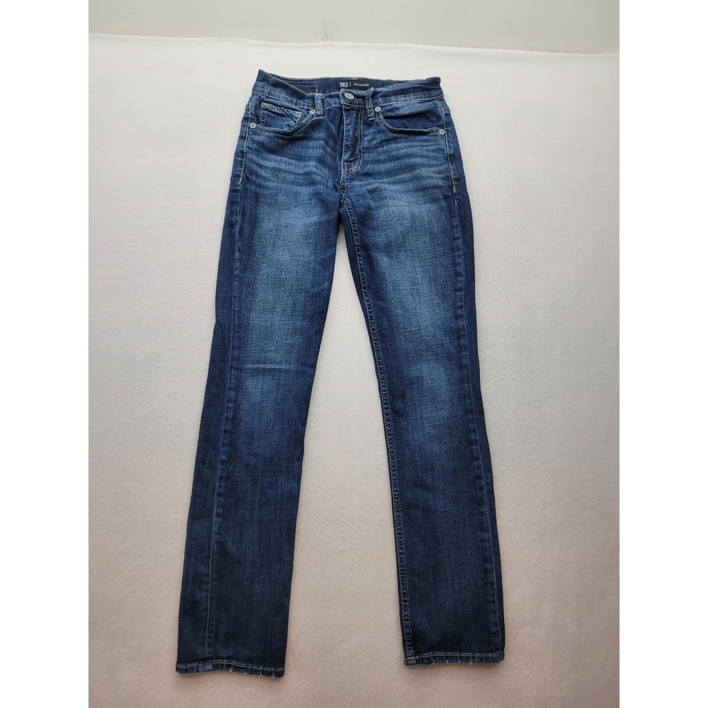 BKE Men's Slim Straight Jeans - Dark Blue